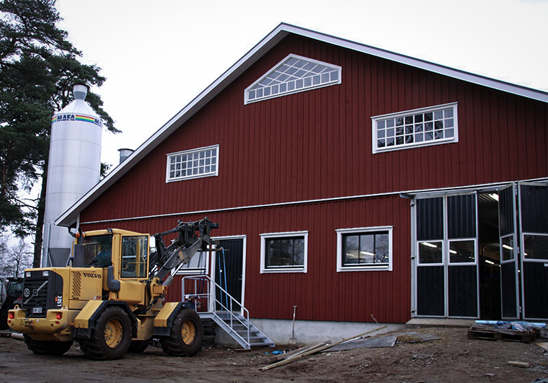 Ladugård för kreatur